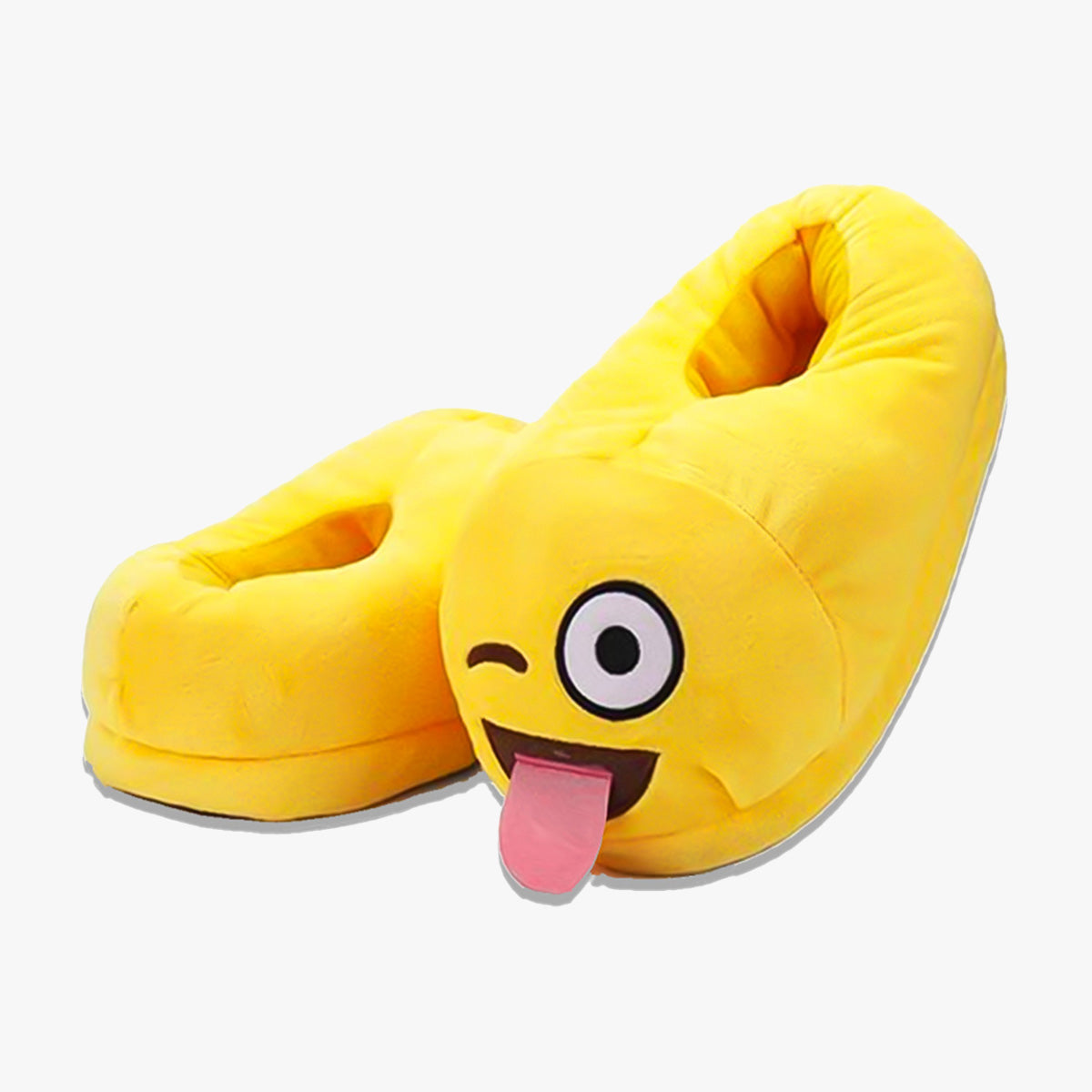 Kids Teasing Tongue Emoji Slippers Warm & Comfortable